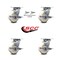 Service Caster 5 Inch Nylon Caster Set with Roller Bearing 4 Brake 2 Swivel Lock SCC-30CS520-NYR-TLB-BSL-2-TLB-2 - alternate 4